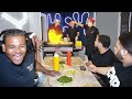 Fanum Orders Hibachi To The AMP House
