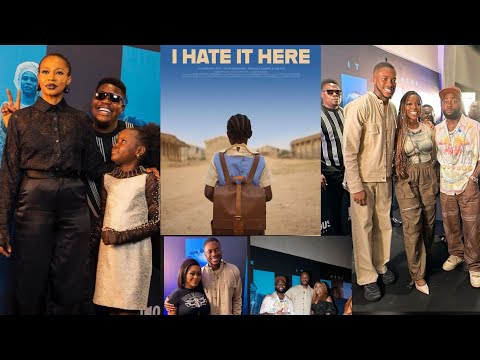 DAVIDO,MO ABUDU,MACARONI, TOMIKE ,Hawa Magi attend Dammy Twitch's I HATE IT HERE private screening.