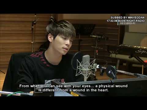 [eng sub] SHINee Jonghyun, how to comfort someone (Blue Night Radio)