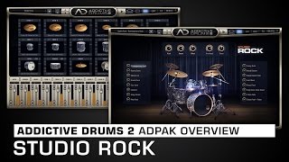 Video thumbnail for Addictive Drums 2 ADpak Overview: Studio Rock by XLN Audio