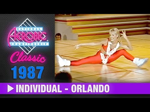 Mona Hartnett  I  Individual  I  Orlando  I  1987 National Aerobic Championship