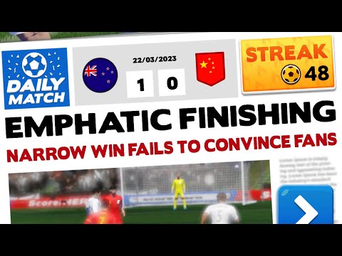 Streak - Score! Hero 2023 - New Zealand Vs. China