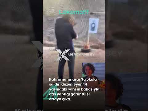 Okula saldırı düzenleyen 14 yaşındaki şahsın babasıyla atış yaptığı görüntüler ortaya çıktı