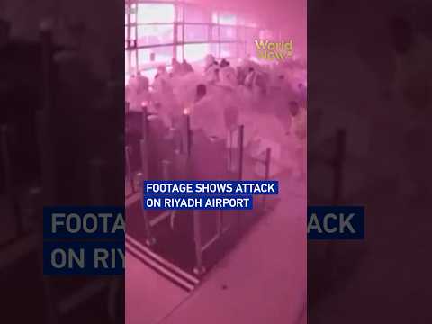 Footage shows attack on Riyadh airport #worldnow