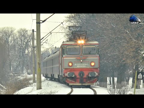 Clujeanca 41-0394-7 & IR1832 Cluj Napoca-Galați in Zăpadă/Snow in Vatra Dornei - 20 February 2021