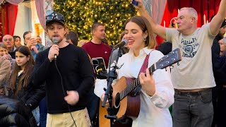 INCREDIBLE MOMENT WHEN SUPER STAR Tom Grennan TURNED UP It Can't Be Christmas - Allie Sherlock