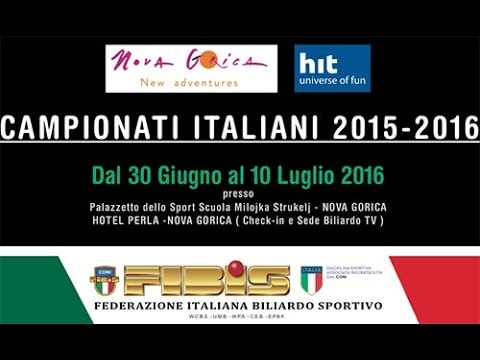 BOCINI vs MARTUSCELLI - CAMPIONATO ITALIANO BILIARDO 1^ CATEGORIA 2016