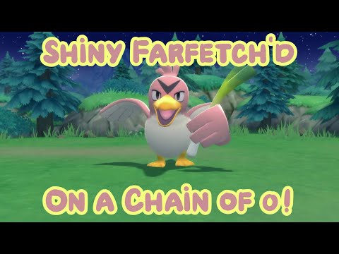 LIVE Shiny Farfetch'd on a Chain of 0! - Pokemon Brilliant Diamond
