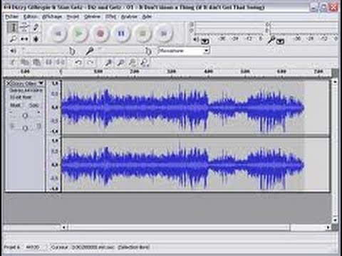 comment modifier voix audacity