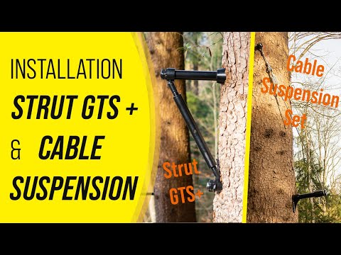 DOUBLE UP x 2 – Reinforcing Treehouse Screws with “Cable Suspension Set” & “Strut GTS +”