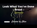 Look what you've done - bread (karaoke)