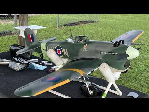 ESM Hawker Typhoon Flight No 4 (first damage-free landing!)