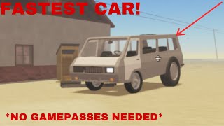 HOW TO MAKE THE FASTEST F2P CAR IN A DUSTY TRIP ROBLOX!