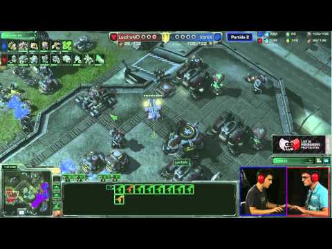 VortiX vs LucifroN (Mapa 2) - Final Absoluta Starcraft II - LVP Final Cup