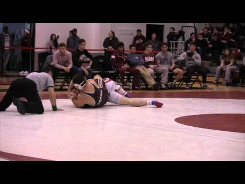 Nate Brown (Lehigh) Fall Steven Nelson (Rider) 2:03