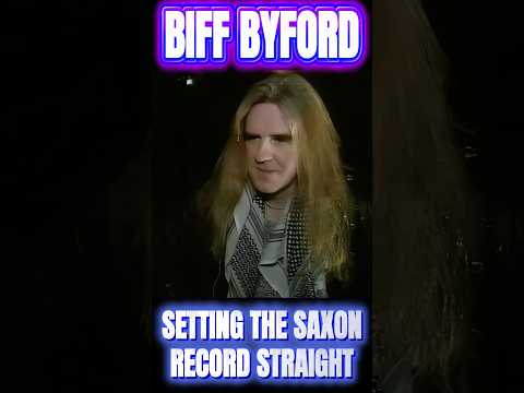 BIFF BYFORD from SAXON explains lawsuit and sets the record straight!              #saxonshorts