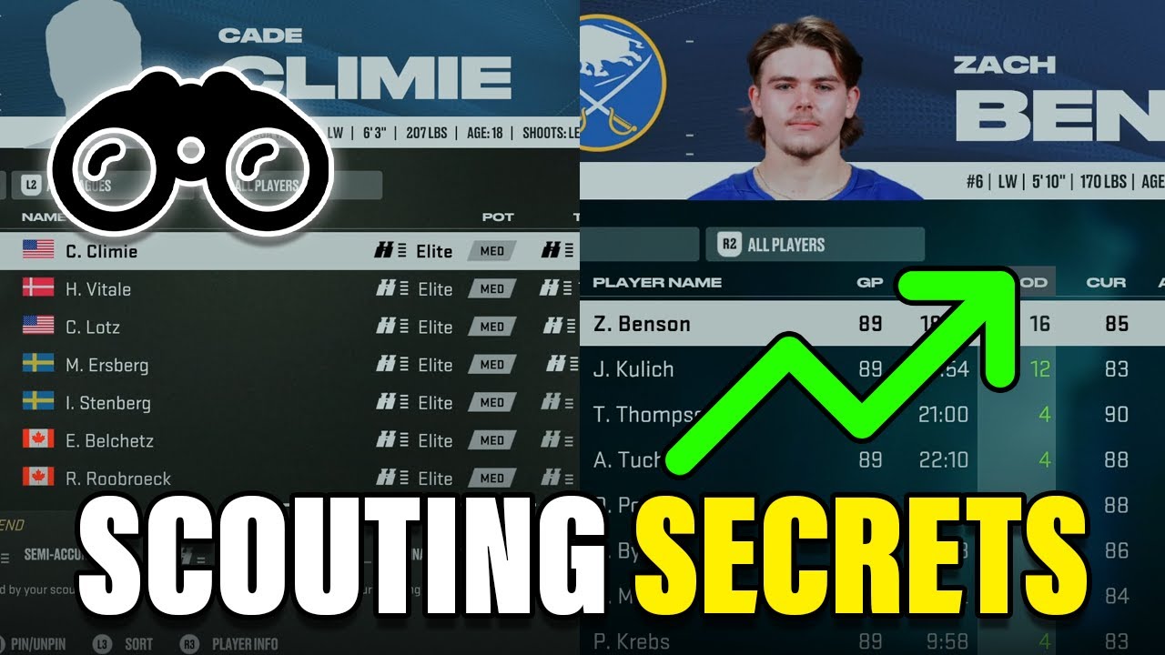 NHL 26 Scouting Secrets: How to Find & Develop Elite Players