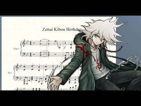 Zettai Kibou Birthday (TV size) - Danganronpa 3 Despair Arc ED piano cover