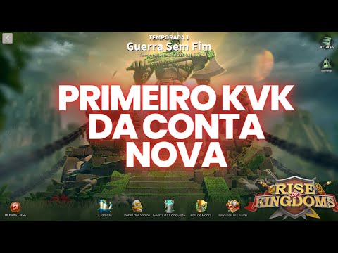 PRIMERIO KVK DA CONTA NOVA | O QUE É KVK | COMO FUNCIONA | RUINAS | PERSEGUIDORES | RISE OF KINGDOMS