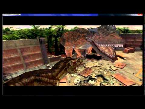 Dino Crisis 2 Giganotosaurus vs T-Rex Epic Fight