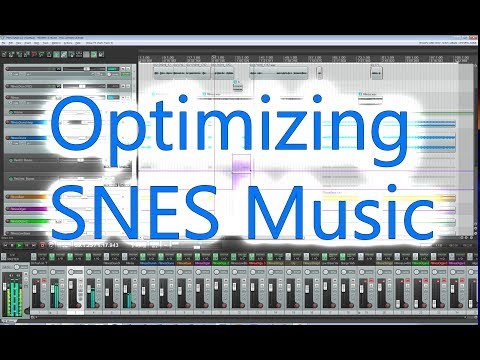 Optimizing Super Nintendo music using emulation and a DAW.