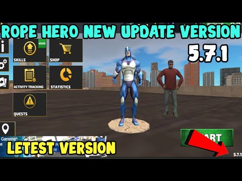 New Update Version 5.7.1 in Rope Hero Vice TOWN | latest update | Rope Hero new update | New version