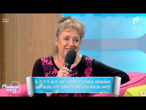 O poveste de film. Laura Grigorescu, supravieţuitoare a două accidente aviatice