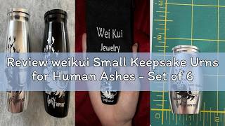 Review weikui Small Keepsake Urns for Human Ashes - Set of 6 - Share Urn with Family & Friends Mini