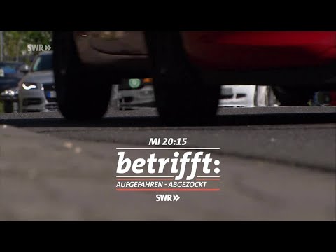 "betrifft: Aufgefahren - abgezockt: Die Tricks der Unfallbetrüger", 10.10.2018, 20:15 Uhr, SWR Ferns