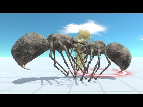 Fight#067 "SABER-TOOTHED SPIDER vs SABER-TOOTHED SPIDER" - Animal Revolt Battle Simulator!