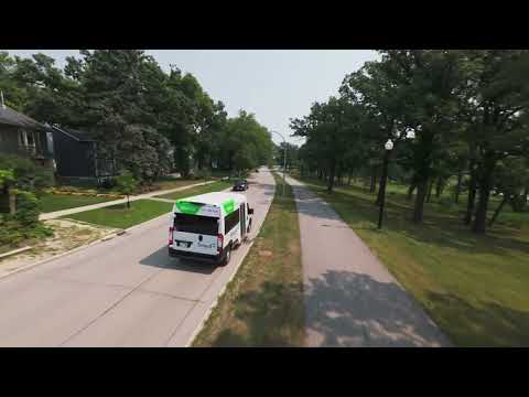 MiniVan Aerial Footage