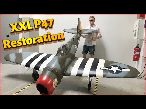XXL P-47 RESTORATION & FLIGHT || Paul Dudey