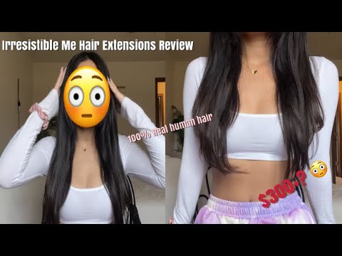 Invisible Clip In Hair Extensions Review 🤍 ft.