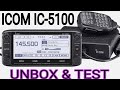 ICOM IC 5100 Deluxe Unboxing 2025