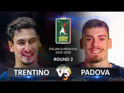 Trentino vs Padova | Italian Volleyball SuperLega 2025/2026