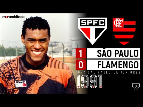 São Paulo 1x0 Flamengo - 1991 - ALEXANDRE IN GOAL, VITOR, GILMAR AND DORIVA IN THE TEAM AND ANDRE...
