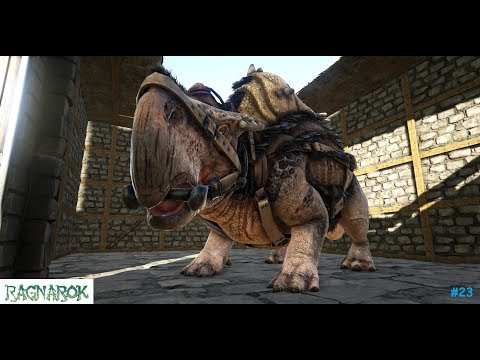 Ark Ragnarok (Deutsch) Tipps+Tricks #023 Morellatops zähmen & Jerboa   Haibecken begutachten