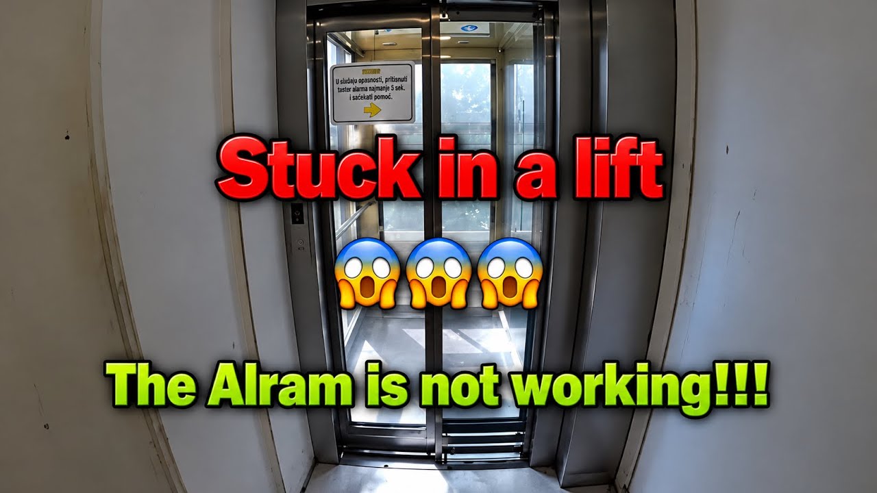 Stuck in a 2014 EuroProst Elevator at Omega in Zivinice, Bosnia
