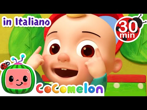 Testa, spalle, gambe e piedi | CoComelon Italiano - Canzoni per Bambini