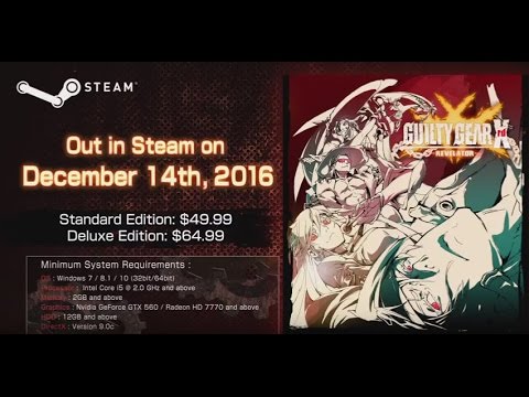 GUILTY GEAR Xrd -REVELATOR- now on Steam!!