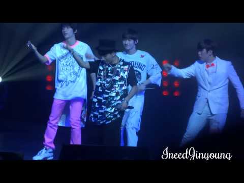 131223 B1A4 Yokohama Jinyoungcam 『おやすみGoodNight』