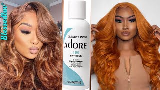 Ginger Adore Lace wig Tutorials Hair Dye Compilation