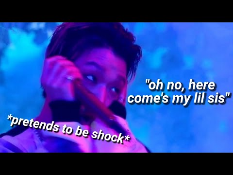 ikon and lisa being siblings on kingdom for 1 minutes straight