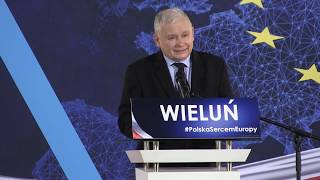 Jarosław Kaczyński - Wystąpienie Prezesa PiS w Wieluniu