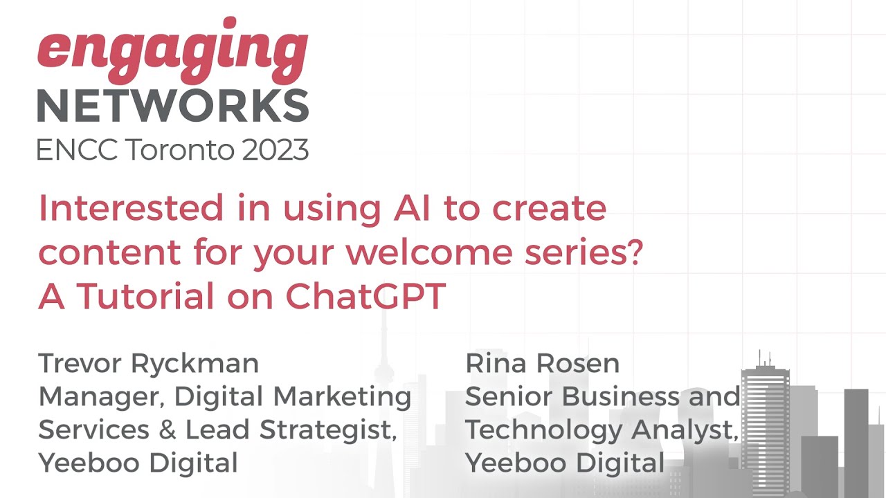 Case Study: Interested in using AI to create content for your welcome series? A Tutorial on ChatGPT