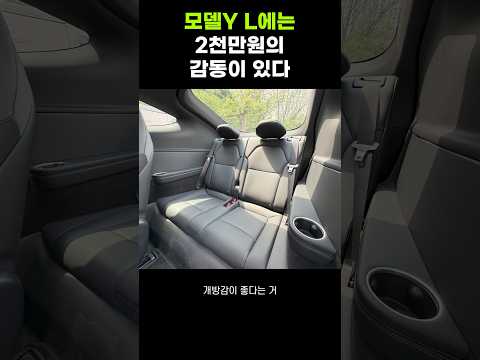 모델Y 주니퍼 롱바디(6인승)가 아빠들 흥분시키는 이유