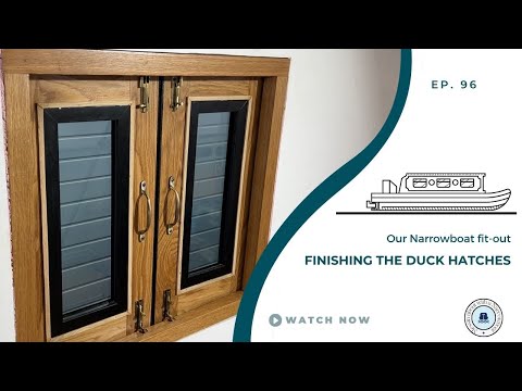 Finishing the window lining | Our Narrowboat Fit out | EP96