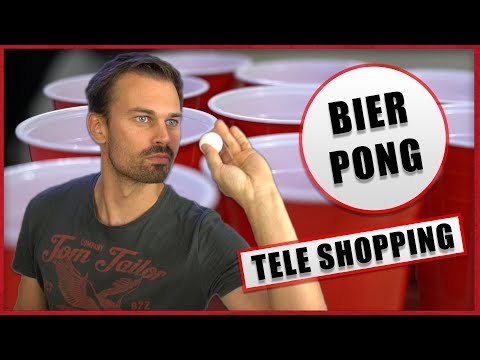 BIER PONG – TELE SHOPPING PARODIE! | (mit Zeo, Gniechel, & Dopo)
