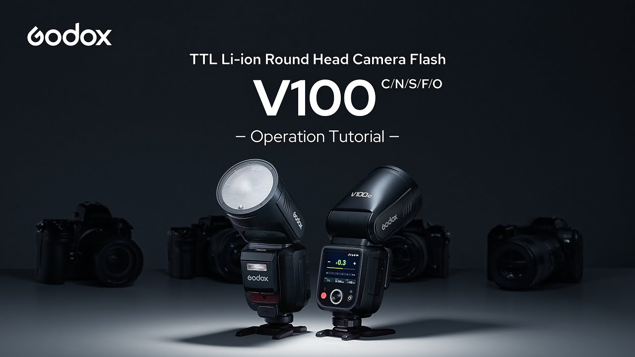 Godox Speedlite V100 Blits for Fujifilm