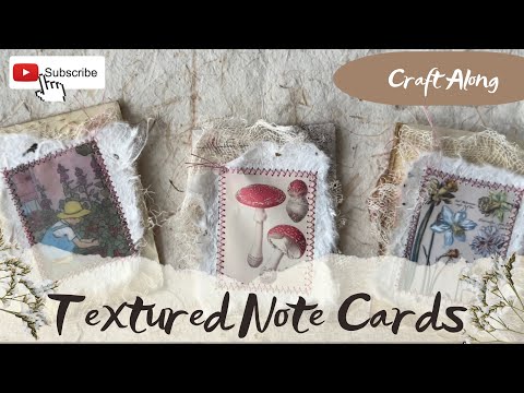 Junk Journal Ideas - Scrap Buster - Mass Make EASY note cards